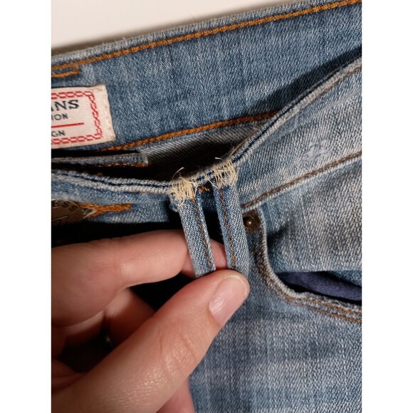 Vintage Guess Original Jeans Womens Western Mid Rise Western Button Size 28 - Picture 10 of 11